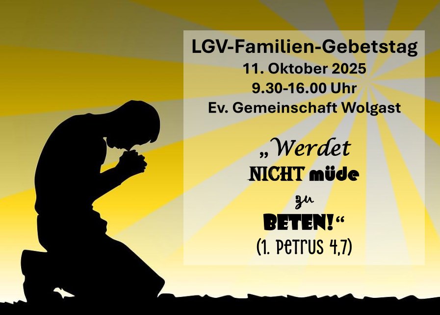 LGV Familien Gebetstag